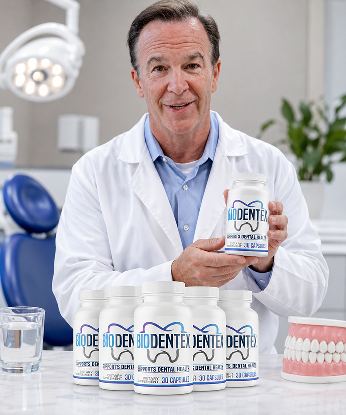 Dental health professional discussing the research behind oral wellness nutrition
